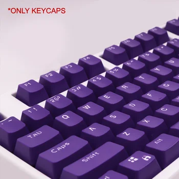 기계식 키보드용 키캡, 퍼플 OEM 프로파일 높이 ABS 104 키 슈트, 61 87 104 키보드 앤 프로 2 GK61 SK61 PC 게이머용