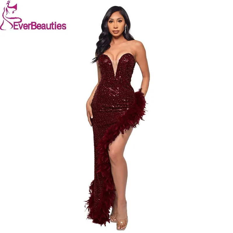 Elegant Vestidos De Gala Mermaid Sequin Prom Dresses Side Slit Evening Dress Sweetheart Vestidos Para Eventos Especiales
Elegant Vestidos De Gala Mermaid Sequin Prom Dresses Side Slit Evening Dress Sweetheart Vestidos Para Eventos Especiales