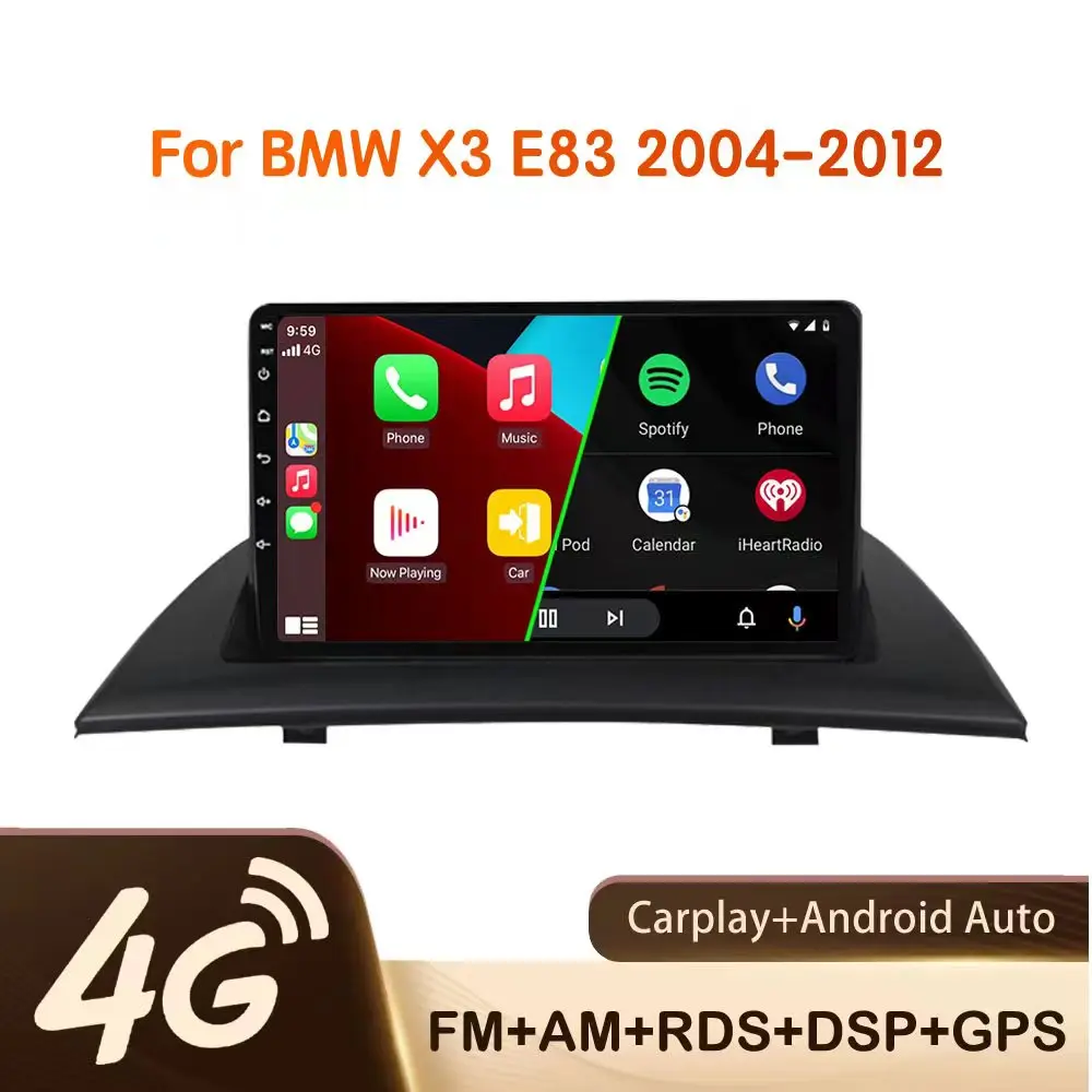 PEERCE 6G+128G For BMW X3 E83 2003 - 2011 Car Radio Car video players CarPlay Android Auto Navigation No 2 din 2din DVD
PEERCE 6G+128G For BMW X3 E83 2003 - 2011 Car Radio Car video players CarPlay Android Auto Navigation No 2 din 2din DVD