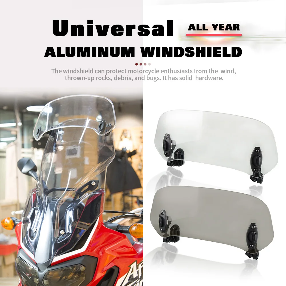 Motorcycle Windshield Deflector Touring Windscreen Wind Fairing Guard Cover for Honda KAWASAKI YAMAHA bmw SUZUKI DUCATI Aprilia
Motorcycle Windshield Deflector Touring Windscreen Wind Fairing Guard Cover for Honda KAWASAKI YAMAHA bmw SUZUKI DUCATI Aprilia
