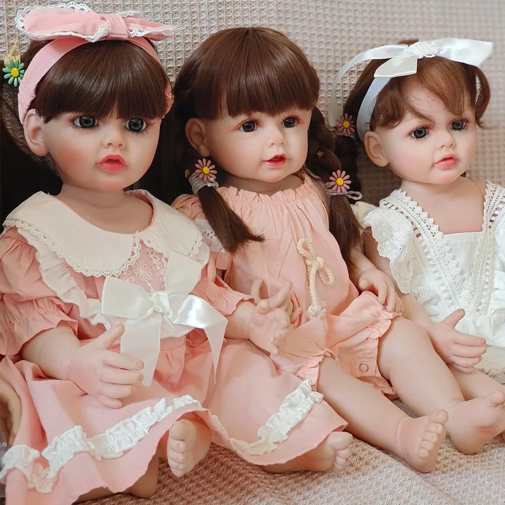 

Full Enamel 55cm Imitation Baby Doll Girl Toy Doll New Reborn Doll Christmas Gift Dolls for Girls Toys for Girls