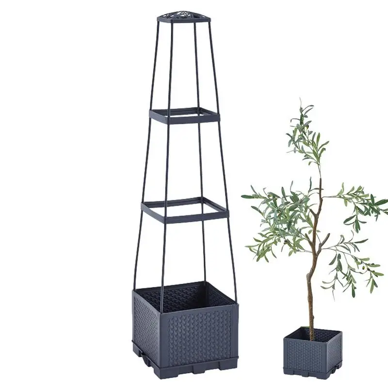 Planter With Trellis Self-Watering Planter Boxes .74ft Tomato Plant Support Raised Planters Climbing Trellis With Growing Bag
Planter With Trellis Self-Watering Planter Boxes .74ft Tomato Plant Support Raised Planters Climbing Trellis With Growing Bag