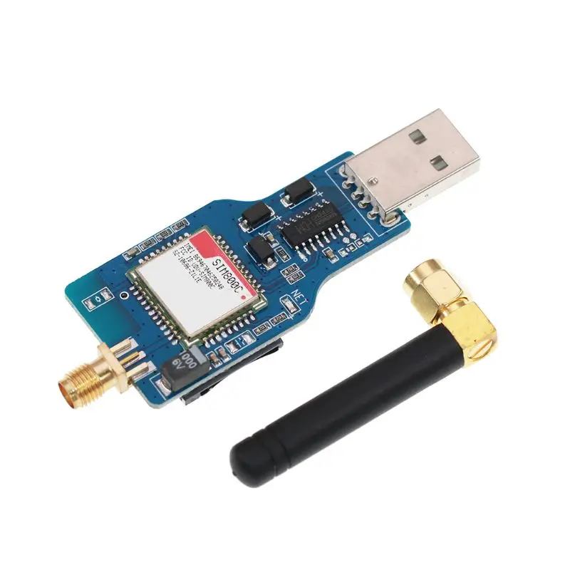 USB to GSM Module Board with Wireless Bluetooth-compatible 2.4GHz Antenna 
USB to GSM Module Board with Wireless Bluetooth-compatible 2.4GHz Antenna