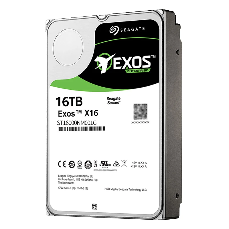 

ST16000NM001G/ST16000NM000J Seagate 16TB Exos 3,5 "7200rpm 256mb SATA Enterprise HDD/жесткий диск