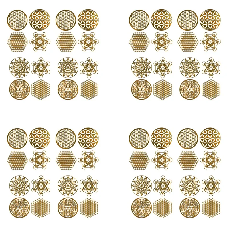 64Pcs/Set Metal Energy Decor Sticker Flower Of Life Children's Day Gifts 7 Chakra Copper Energy Tower Orgonite Stickers
64Pcs/Set Metal Energy Decor Sticker Flower Of Life Children's Day Gifts 7 Chakra Copper Energy Tower Orgonite Stickers