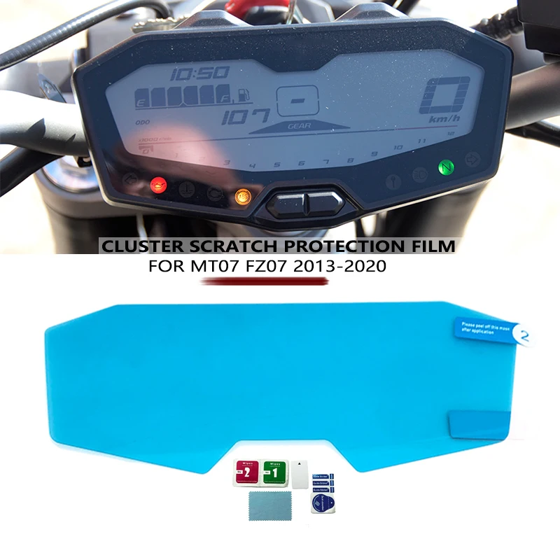 Motorcycle Dashboard Cluster Scratch Protection Film Screen Protector For Yamaha MT07 MT 07 MT-07 FZ07 FZ 07 FZ-07 2014-2020
Motorcycle Dashboard Cluster Scratch Protection Film Screen Protector For Yamaha MT07 MT 07 MT-07 FZ07 FZ 07 FZ-07 2014-2020