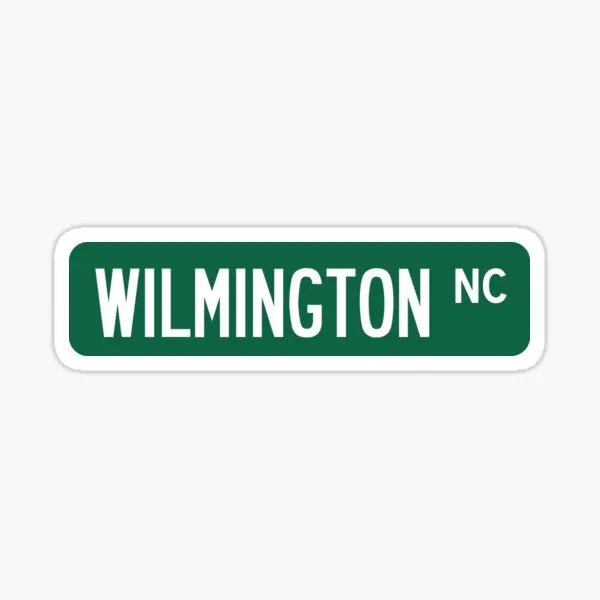 

Уличный Знак Wilmington Nc, 5 шт., автомобильные наклейки для багажа, бампера, окна, печатные украшения, фон для дома, мультфильм, мотоцикл, комната