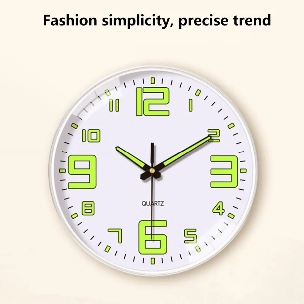 Luminous Wall Clock Great Glow in The Dark Battery Operated 30cm Bedroom Digital Clock Wall Art Decoration Daily Use
Luminous Wall Clock Great Glow in The Dark Battery Operated 30cm Bedroom Digital Clock Wall Art Decoration Daily Use