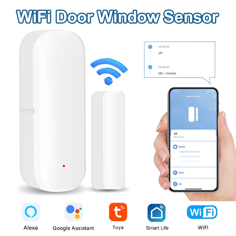 Window Sensor Independent Magnetic Work With Google Home Alexa Tuya Wifi Smart Life App Control Security Protection Alexa Wifi
Window Sensor Independent Magnetic Work With Google Home Alexa Tuya Wifi Smart Life App Control Security Protection Alexa Wifi