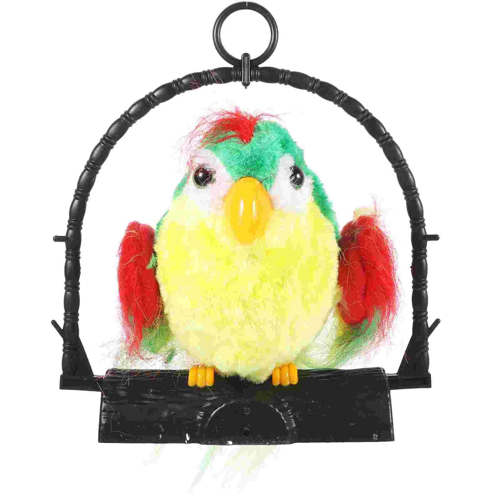 

Recording Parrot Bird Learning Good Helper Electric Educational Toy Early Hanging Decoration Stuffed