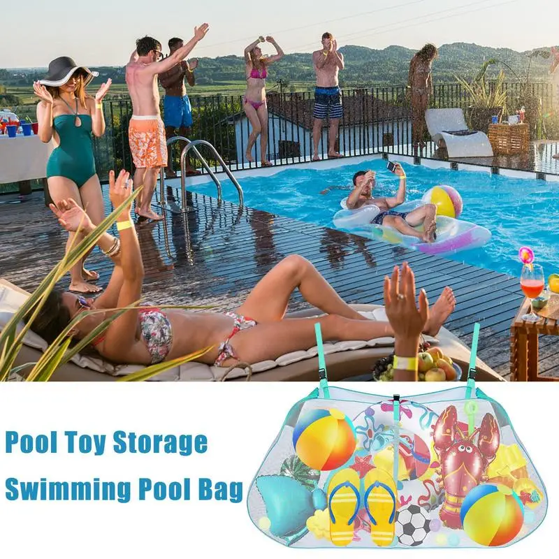 Beach Toy Mesh Bag Adjustable Strap Pool Swimming Pool Toy Mesh Clothes Towels Sundries Storage Bag Sand Away Portable Mesh Bag
Beach Toy Mesh Bag Adjustable Strap Pool Swimming Pool Toy Mesh Clothes Towels Sundries Storage Bag Sand Away Portable Mesh Bag