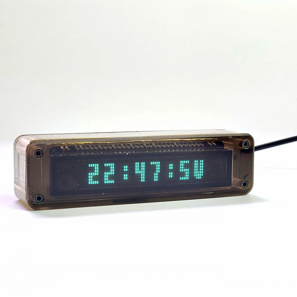 

VFD Clock Vacuum fluorescent display beautiful for Geek Cool digital clock