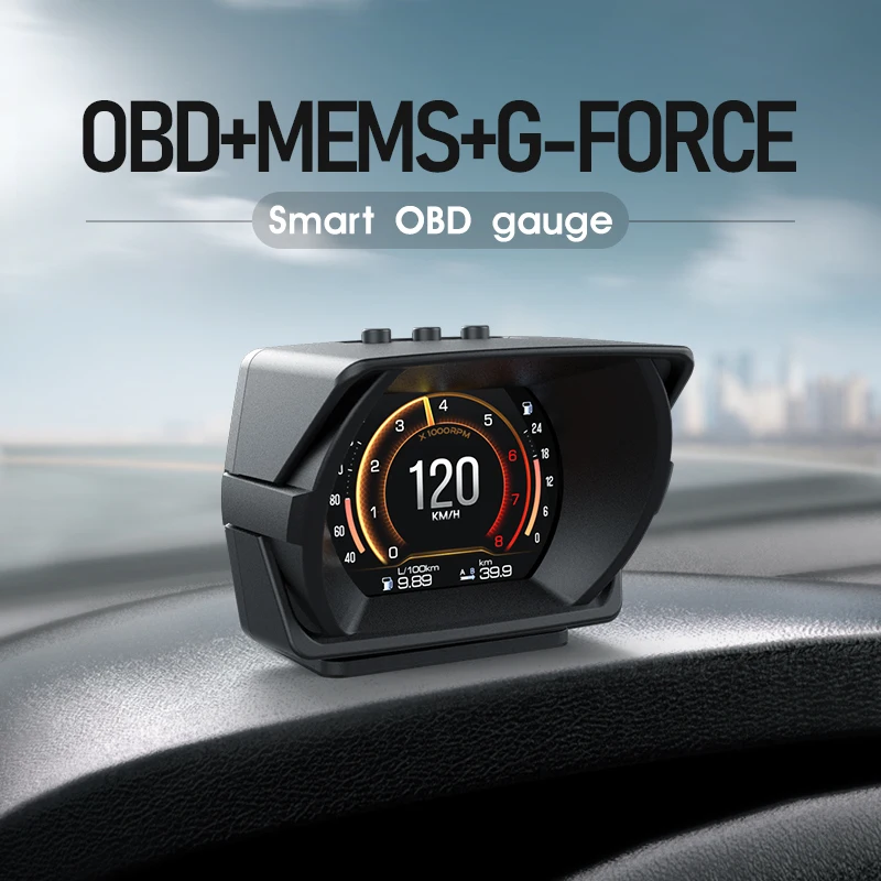 HUD Head-Up Display Racing Multi-function OBD Lcd Dashboard GPS Declinometer A450
HUD Head-Up Display Racing Multi-function OBD Lcd Dashboard GPS Declinometer A450