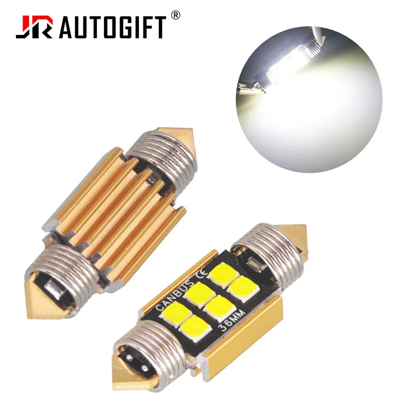 

100PCS C5W LED 31mm 36mm 39mm 41mm 3030 6SMD 3030Chip LED Festoon Bulb Car Dome Light Canbus No Error Auto Interior Reading Lamp