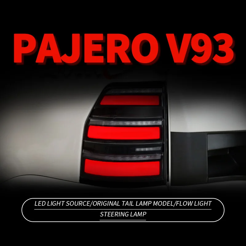 Car Accessories V93 LED Tail Lights For Mitsubishi Pajero V97 2006-2020 Rear Lamps DRL Plug And Play Flashing steering 2PCS/Set
Car Accessories V93 LED Tail Lights For Mitsubishi Pajero V97 2006-2020 Rear Lamps DRL Plug And Play Flashing steering 2PCS/Set