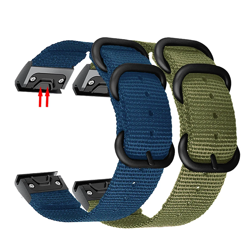 

Nylon Watchband For Garmin Enduro Enduro2 / Descent MK1 MK2 MK2i Smart Wrist Band Bracelet For Coros Vertix 2 26mm Watch Strap