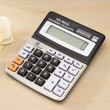 Calculator KK-800A Metal Desktop Large Font Wide Calculator 8A Business Computer Office Supplies Student Stationery Wholesale
Calculator KK-800A Metal Desktop Large Font Wide Calculator 8A Business Computer Office Supplies Student Stationery Wholesale
