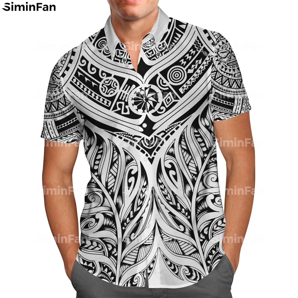 

Maori New Zealand Fern Tattoo 3D Printed Men Hawaiian Shirt Summer Camisa Unisex Tee Female Top Male Tshirt Casual Streetwear 01