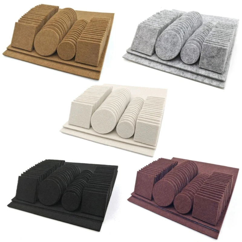 

Войлочные прокладки 80/130 шт., самоклеящиеся мебельные прокладки для защиты ножек стола