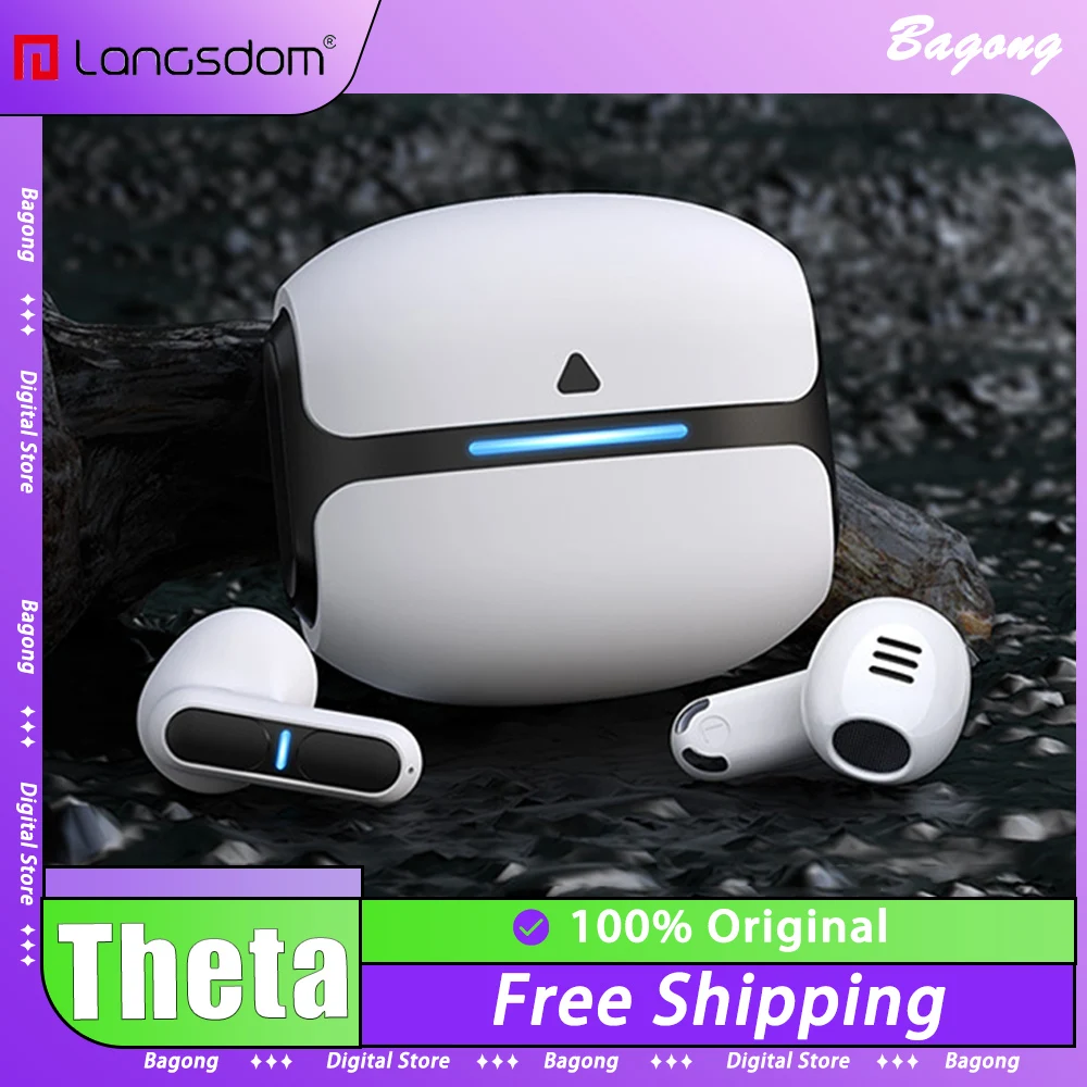 Bluetooth-наушники Langsdom Theta с шумоподавлением, Bluetooth 5,3, Hi-Res, стерео, объемные беспроводные наушники, FPS
Bluetooth-наушники Langsdom Theta с шумоподавлением, Bluetooth 5,3, Hi-Res, стерео, объемные беспроводные наушники, FPS