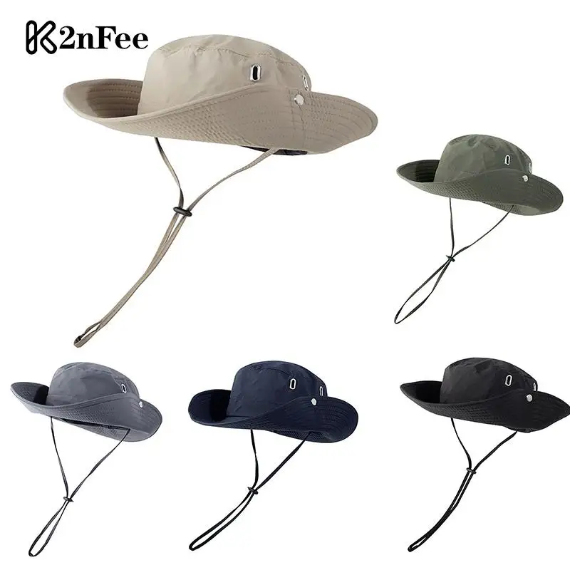 

Outdoor Summer Sun Protection ACU Camouflage Hat Outdoor Mountaineering Travel Jungle Hats Men Fisherman Cap High Quality