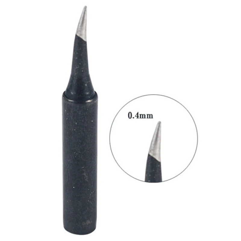 Solder Soldering iron tip 900M-T Black For Saike 936 852d+ 909D Lead free Tool Welding Durable Industrial
Solder Soldering iron tip 900M-T Black For Saike 936 852d+ 909D Lead free Tool Welding Durable Industrial