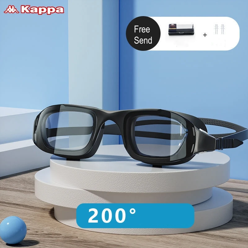 

Kapaa Adult Myopia Professional Waterproof Adjustable Silicone Swim Glasses Anti-fog UV Protection Beach Goggles Surfing EyeWear