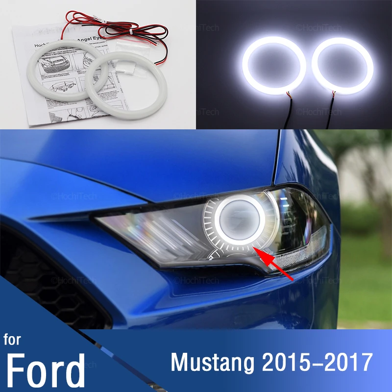 for Ford Mustang 2015 2016 2017 Car Accessories Ultra Bright Day Light DRL Cotton Angel Eyes Demon Eyes Kit Warm White Halo Ring
for Ford Mustang 2015 2016 2017 Car Accessories Ultra Bright Day Light DRL Cotton Angel Eyes Demon Eyes Kit Warm White Halo Ring