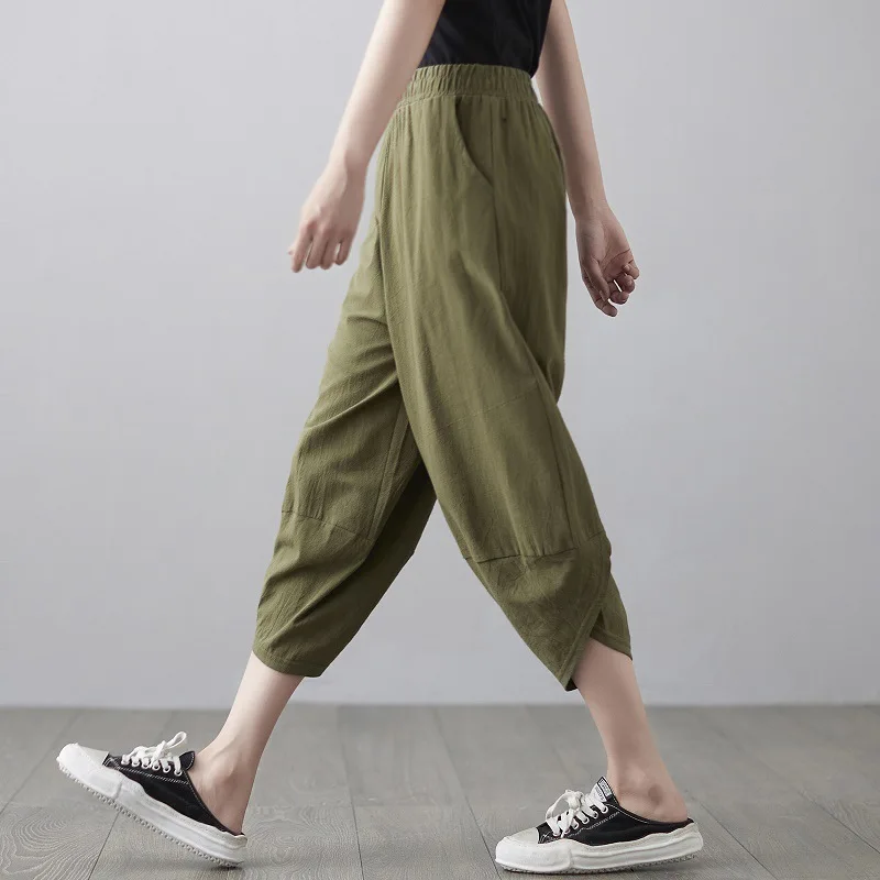 New Cotton Linen Loose Trousers Women Loose Pants Large Size Straight Leg Pants Unique Wide Leg Pant Ladies Summer Pure Pants
New Cotton Linen Loose Trousers Women Loose Pants Large Size Straight Leg Pants Unique Wide Leg Pant Ladies Summer Pure Pants