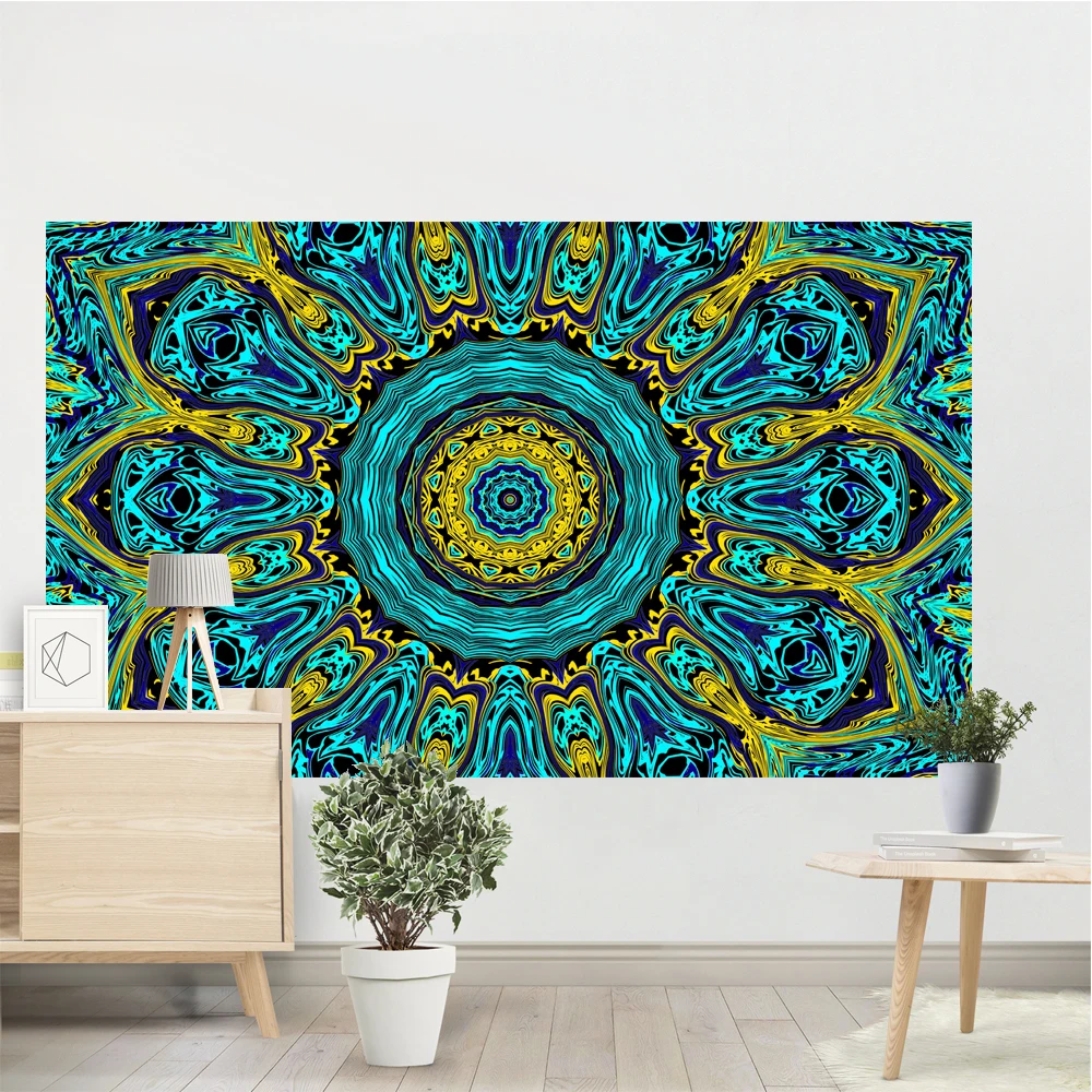 

Mandala Tapestry Wall Hanging Boho Decor Wall Cloth Tapestries Psychedelic Hippie Night Moon Tapestry Mandala Wall Carpet