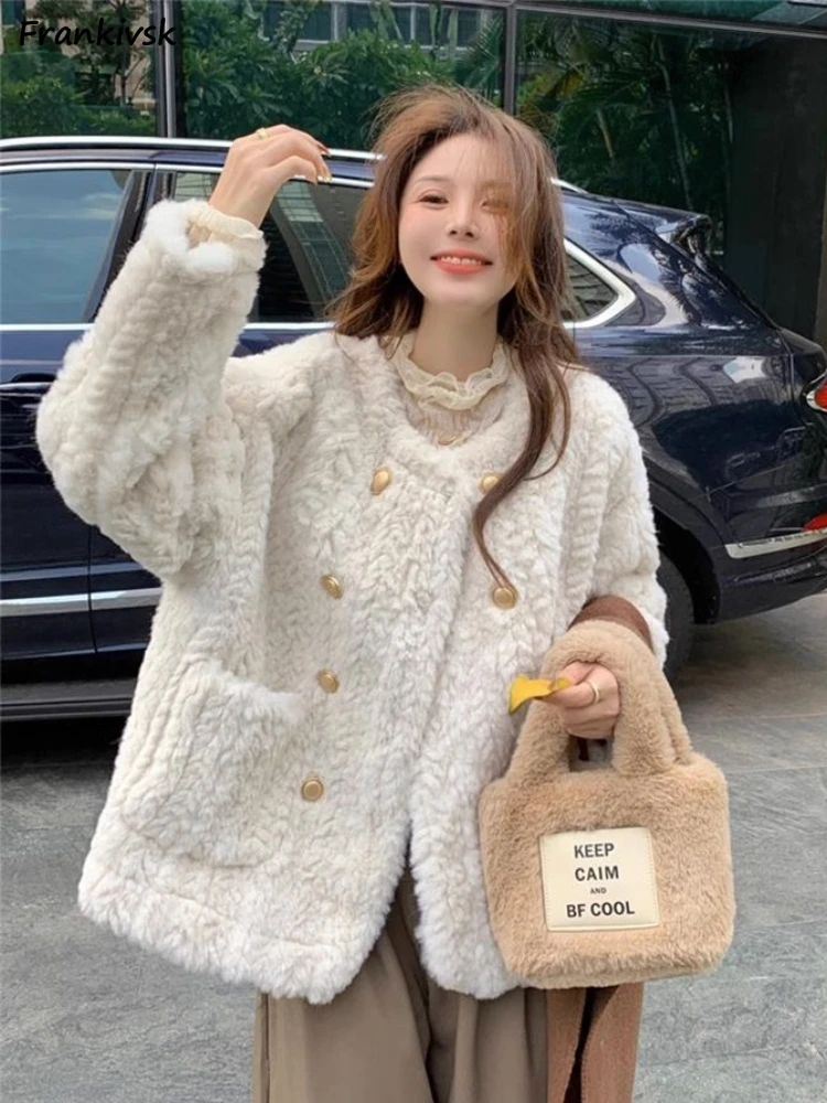 Solid Parkas Women O-neck Loose Elegant Simple Cute Autumn Winter Long Sleeve Aesthetic Korean Style Advanced Classic Slouchy
Solid Parkas Women O-neck Loose Elegant Simple Cute Autumn Winter Long Sleeve Aesthetic Korean Style Advanced Classic Slouchy