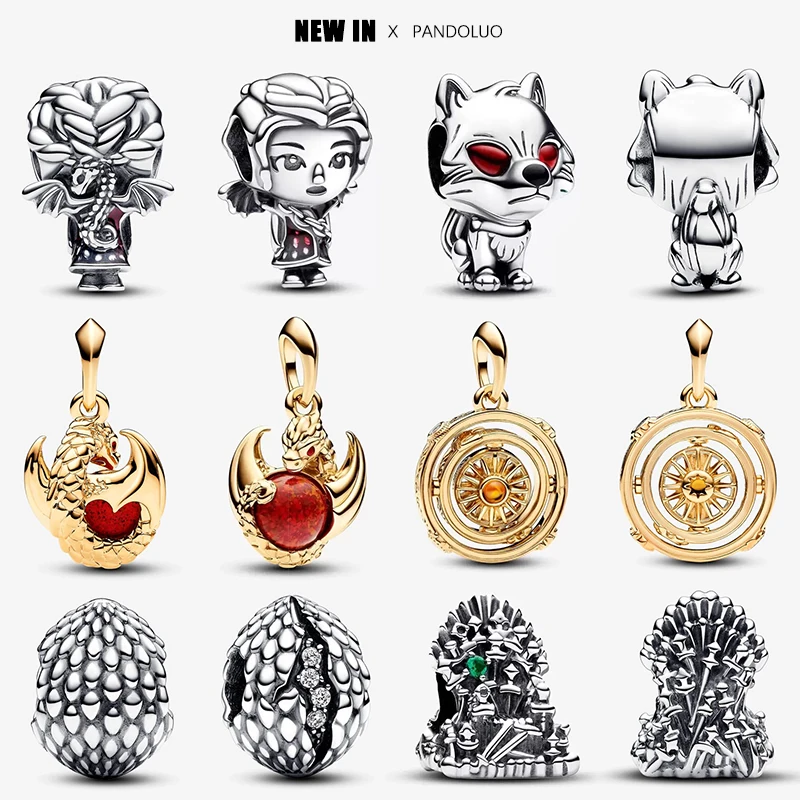 Dragon Charm 2023 New in Game of Thrones Ring Earrings Necklace Charm Beads Fit Pandora Bracelet Silver Women Pendant Jewelry
Dragon Charm 2023 New in Game of Thrones Ring Earrings Necklace Charm Beads Fit Pandora Bracelet Silver Women Pendant Jewelry