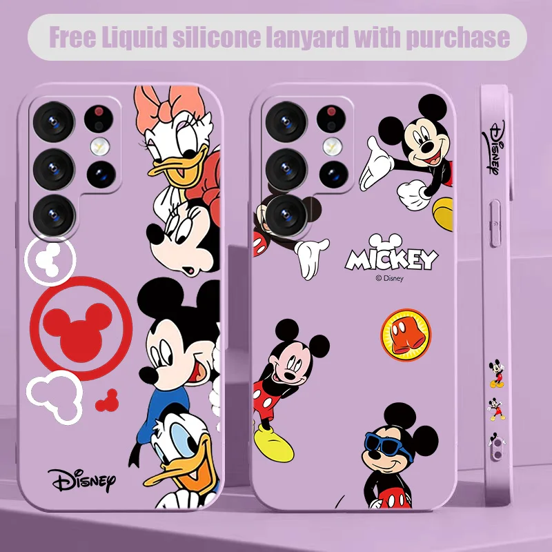 Cute Disney Mickey Mouse For Samsung S10 S20 S21 S22 S23 S24 S10e Plus Lite Ultra FE Liquid Left Rope Phone Case Shell Cover
Cute Disney Mickey Mouse For Samsung S10 S20 S21 S22 S23 S24 S10e Plus Lite Ultra FE Liquid Left Rope Phone Case Shell Cover