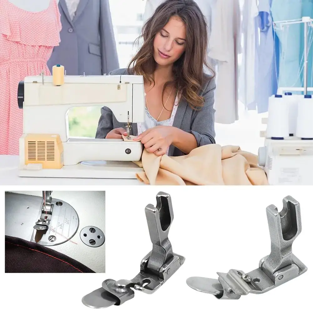 

Sewing Machine Feet: Wide Rolled Hem Presser Foot Set - Edge Folding & Rolled Hemmer Foot Accessory, Presser Lock 1pc
