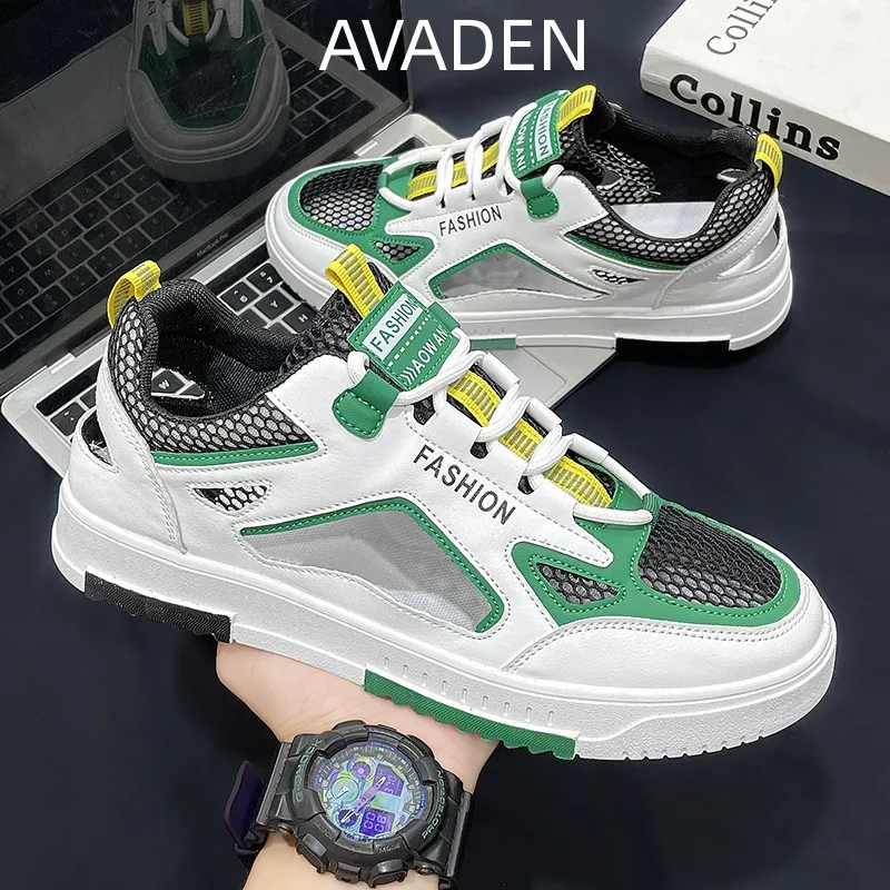 Мужские повседневные кроссовки на плоской подошве, уличные модные низкие дышащие Молодежные трендовые удобные универсальные летние кроссовки на платформе с круглым носком 
Мужские повседневные кроссовки на плоской подошве, уличные модные низкие дышащие Молодежные трендовые удобные универсальные летние кроссовки на платформе с круглым носком