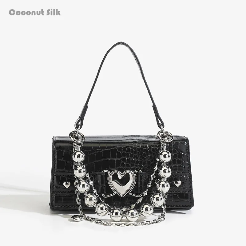Coconut Silk 2024 New Sweet Cool Style Chain Handheld Bag Square Millennium Spicy Girl One Shoulder Underarm Bag
Coconut Silk 2024 New Sweet Cool Style Chain Handheld Bag Square Millennium Spicy Girl One Shoulder Underarm Bag