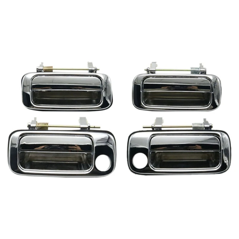 

1 Set Car Door Handle Car Front Rear Left Right Exterior Door Handle For Toyota Land Cruiser 80 LC80 FZJ80 4500 1991-1997