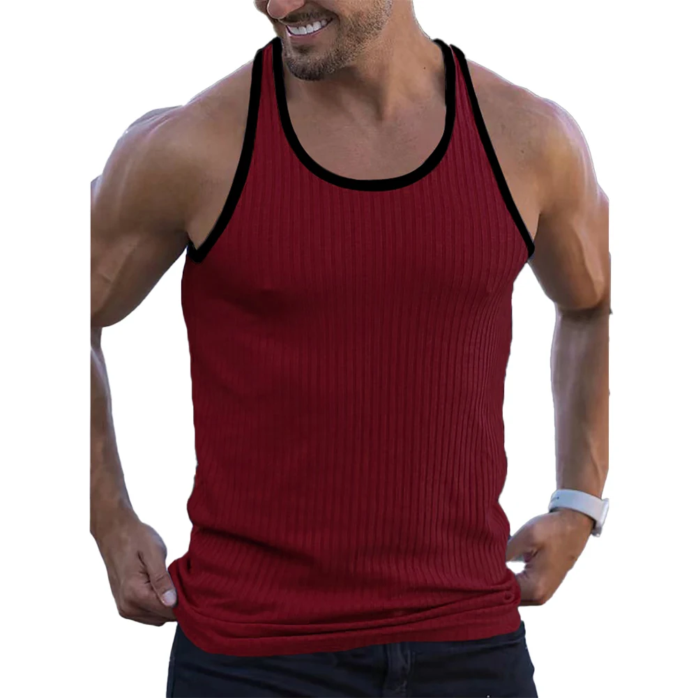 

Hot Stylish Comfy Fashion Mens Vest Male Top Quick-drying Skin-friendly Sleeveless Athletic Breathable Leisure