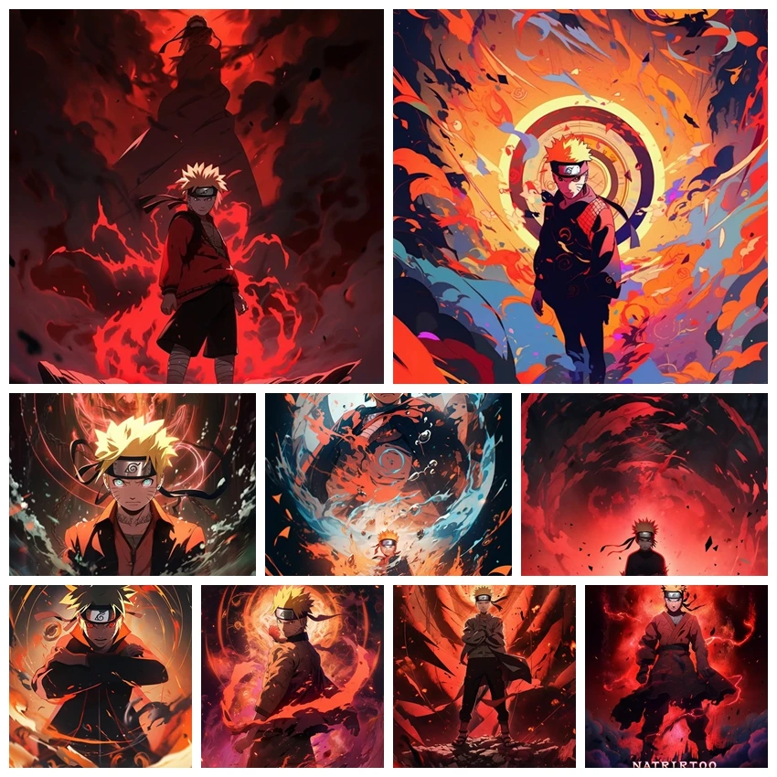 

Naruto Anime Character Class 5D AB Diamond Painting Japanese Manga DIY Full Cross Stitch Kit Mosaic Embroidery Home Decor Gift