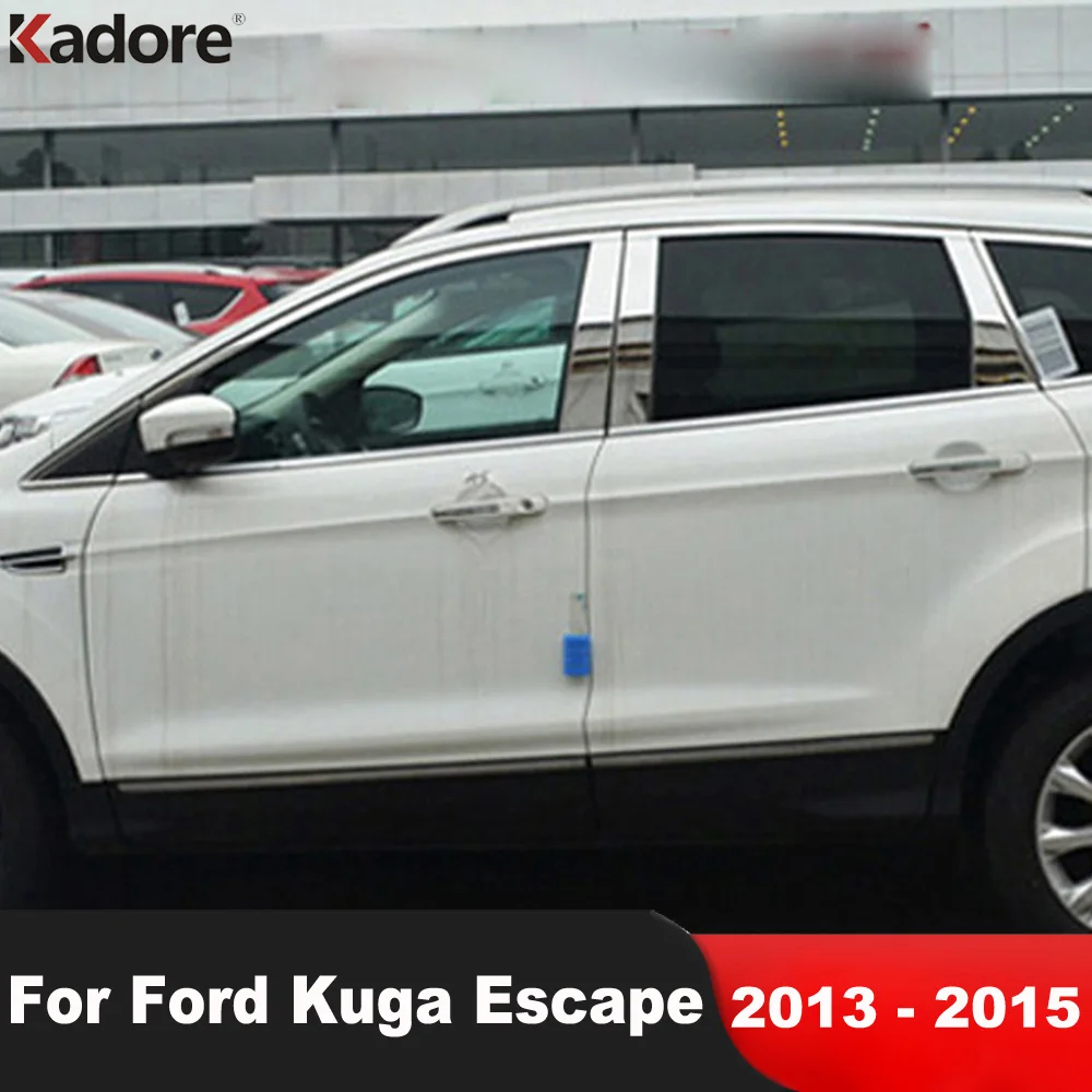 Накладки на пороги оконной рамы для Ford Kuga Escape 2013, 2014, 2015, стальные автомобильные полноразмерные молдинговые полосы для окон, внешние аксессуары
Накладки на пороги оконной рамы для Ford Kuga Escape 2013, 2014, 2015, стальные автомобильные полноразмерные молдинговые полосы для окон, внешние аксессуары