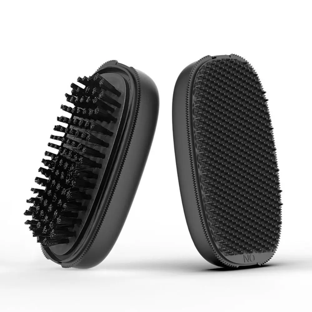 

Multi-function Horse Grooming Brush Cleaning Flea Black Puppy Hair Comb Nursing Tick Removal Cattle Tail Combs Body Mane