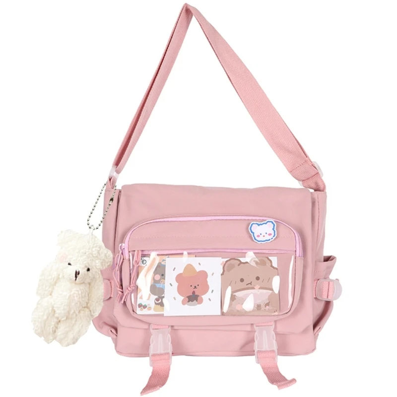 Harajuku Crossbody Bags for Women High School Girls Messenger Bag Patchwork Handbags School Book Bag Shoulder Bag 066F
Harajuku Crossbody Bags for Women High School Girls Messenger Bag Patchwork Handbags School Book Bag Shoulder Bag 066F