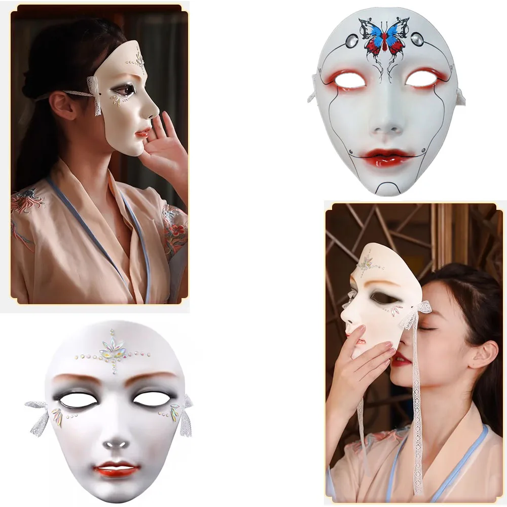 Antique Male Mask Hanfu For Halloween Party Dress Up National Style Full Face Art Mask ,and Gift For Boy/girl Friend To Pop Club
Antique Male Mask Hanfu For Halloween Party Dress Up National Style Full Face Art Mask ,and Gift For Boy/girl Friend To Pop Club