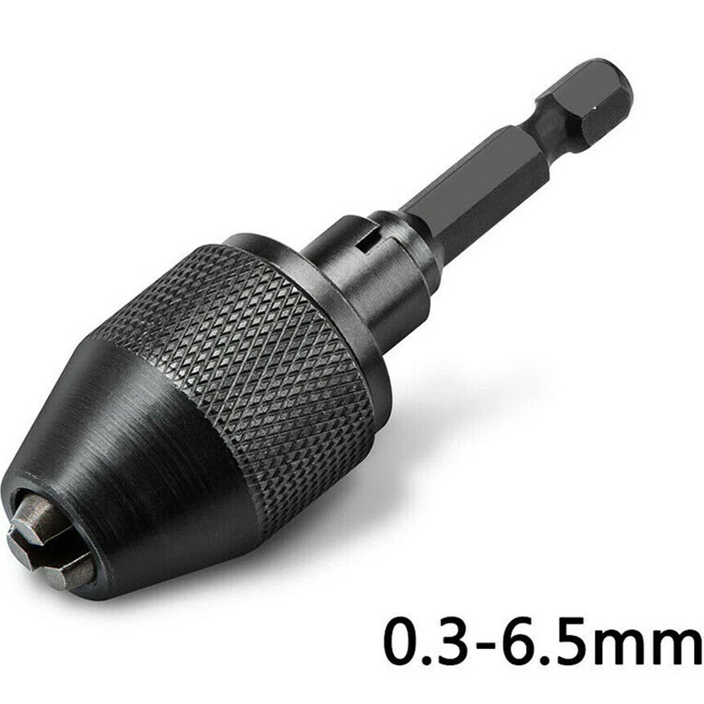 1/4inch Keyless Drill Chuck 0.3-6.5mm Hex Shank Chuck Adapter Drill Converter Tool Drill Chuck Clamp Quick Change Driver
1/4inch Keyless Drill Chuck 0.3-6.5mm Hex Shank Chuck Adapter Drill Converter Tool Drill Chuck Clamp Quick Change Driver