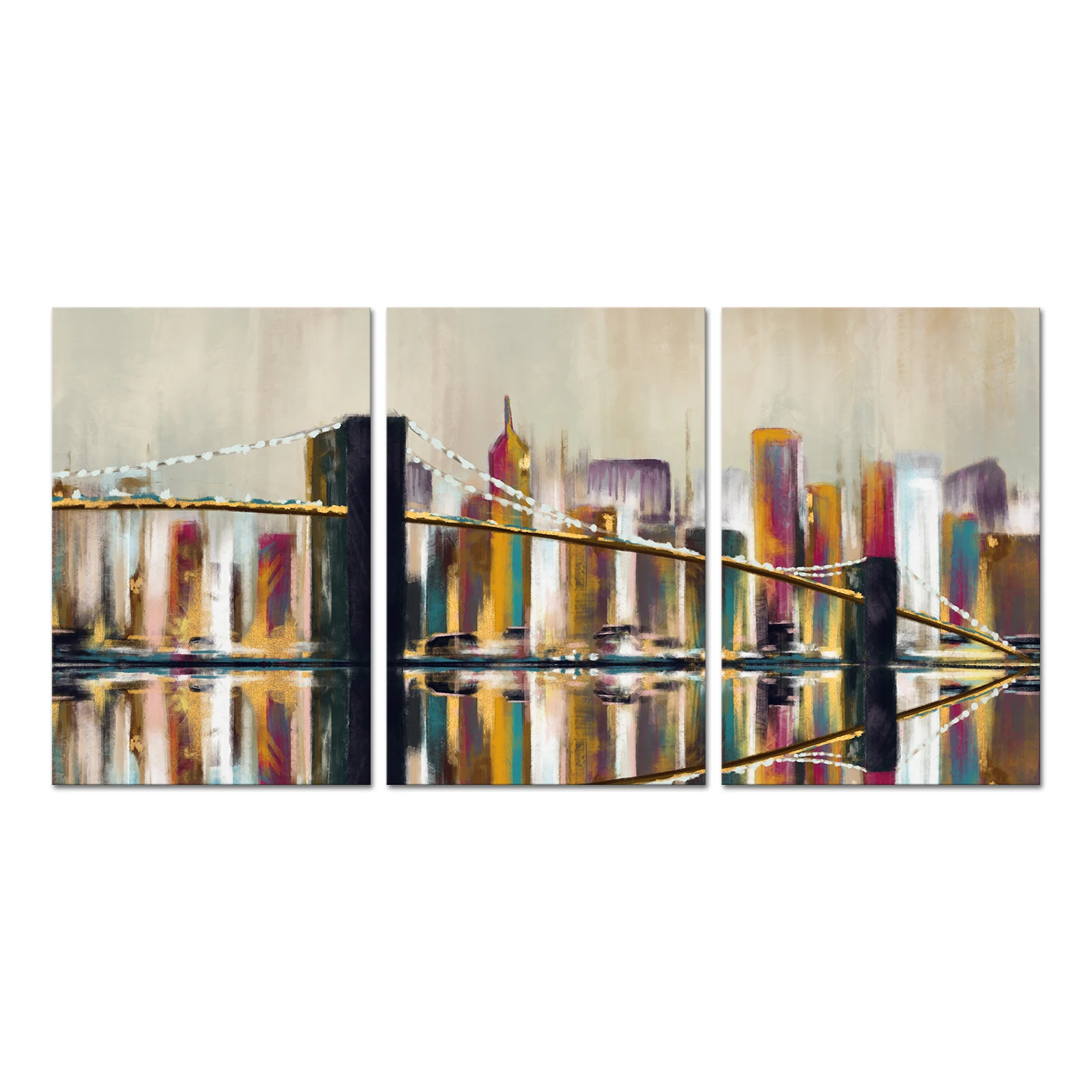 3 Pieces City Landscape Wall Art Poster Abstract Bridge Print Canvas Art Modern Style Picture Living Room Home Decor
3 Pieces City Landscape Wall Art Poster Abstract Bridge Print Canvas Art Modern Style Picture Living Room Home Decor