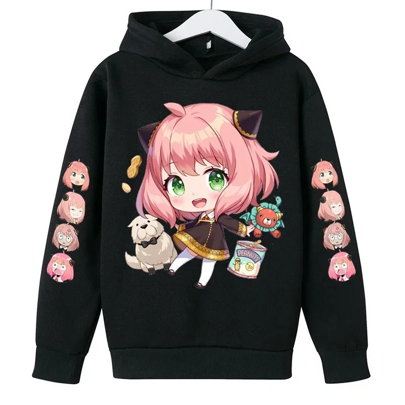 Children's Hoodie Anya Spy X Family Print Anime Character Boys Girls Sweatshirt Fashion Pullover Clothes 3-12 Years Toddler 
Children's Hoodie Anya Spy X Family Print Anime Character Boys Girls Sweatshirt Fashion Pullover Clothes 3-12 Years Toddler