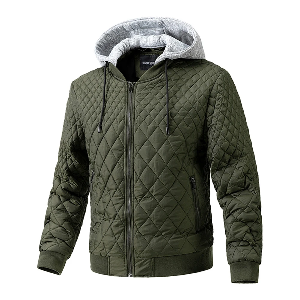 Men's Baseball Cotton Thick Hooded Jacket Winter Zip-Up Detachable Hat Warm Overcoat Tops Coat Jackets Man Clothing
Men's Baseball Cotton Thick Hooded Jacket Winter Zip-Up Detachable Hat Warm Overcoat Tops Coat Jackets Man Clothing