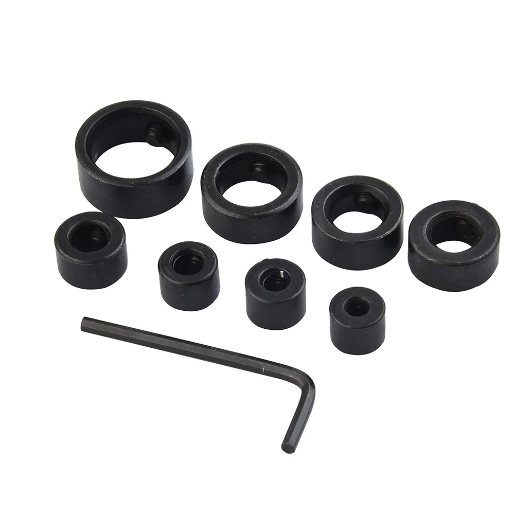 5pcs Bit Drill Limit Ring Woodworking Drill Bit Depth Stop Ring Collar 3-16mm Wrench Tool Accessories And Parts
5pcs Bit Drill Limit Ring Woodworking Drill Bit Depth Stop Ring Collar 3-16mm Wrench Tool Accessories And Parts