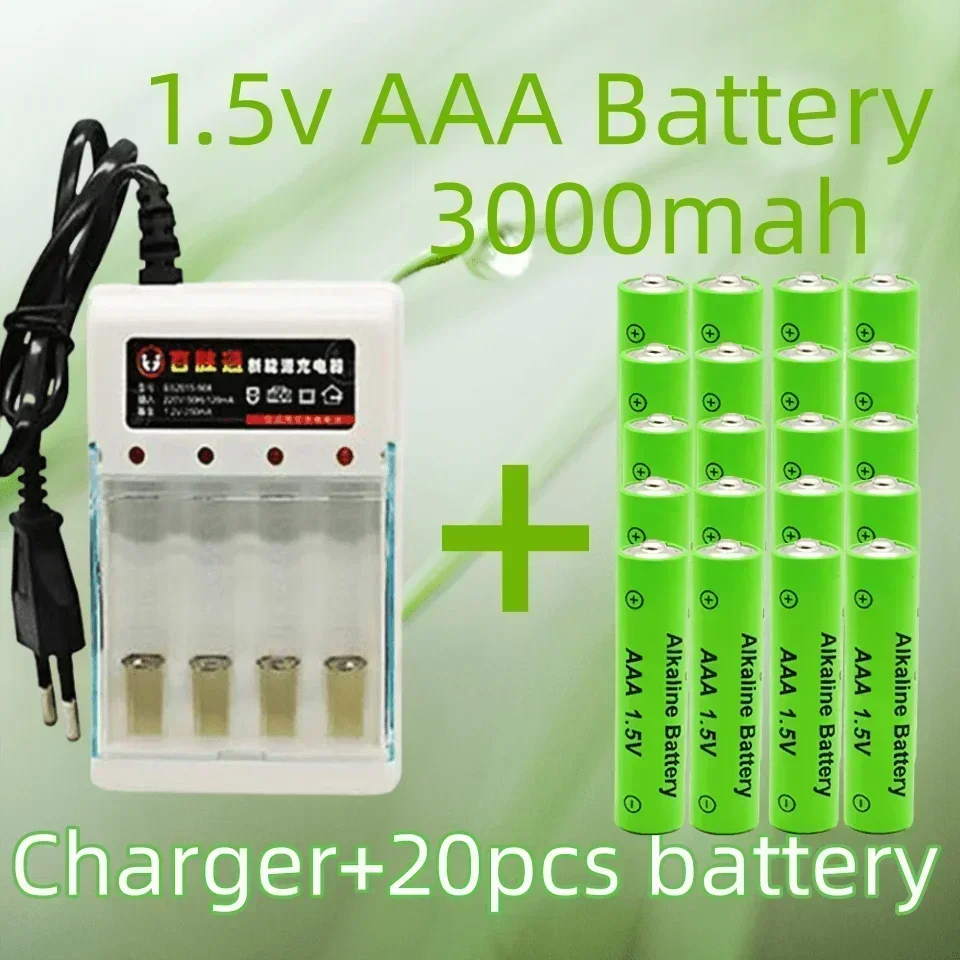 AAA battery 3000 mAh rechargeable battery AAA 1.5 V 3000 mAh Rechargeable New Alcalinas drummey + charger
AAA battery 3000 mAh rechargeable battery AAA 1.5 V 3000 mAh Rechargeable New Alcalinas drummey + charger
