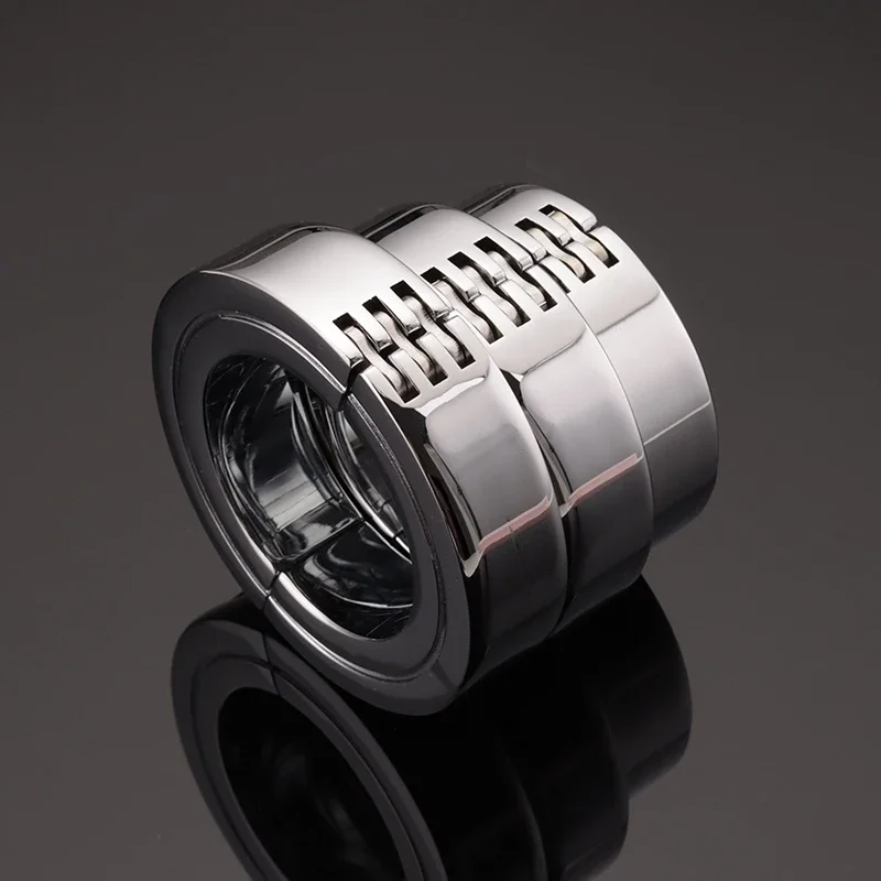 Three Layers Metal Cock Ring Metal Penis Stretcher Delay Time Testicles Enhance Erection Bondage Ejaculation Sex Toys For Men 18 Three Layers Metal Cock Ring Metal Penis Stretcher Delay Time Testicles Enhance Erection Bondage Ejaculation Sex Toys For Men 18